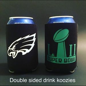 Philadelphia Eagles Double Sided Drink Kozie NEW